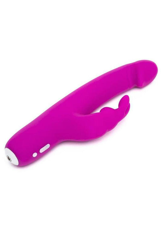 Happy Rabbit Slimline Realistic Silicone Rabbit Vibrator - Purple