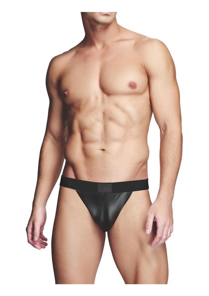 Prowler Red Wetlook Ass-Less Jock - Black - Medium