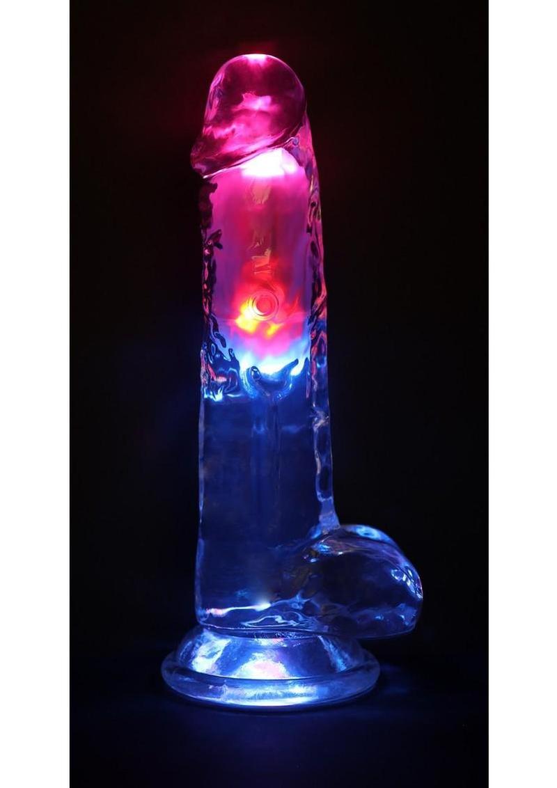 Realrock Vibrating Led Wireless Rechargeable Remote Control Cock with Balls