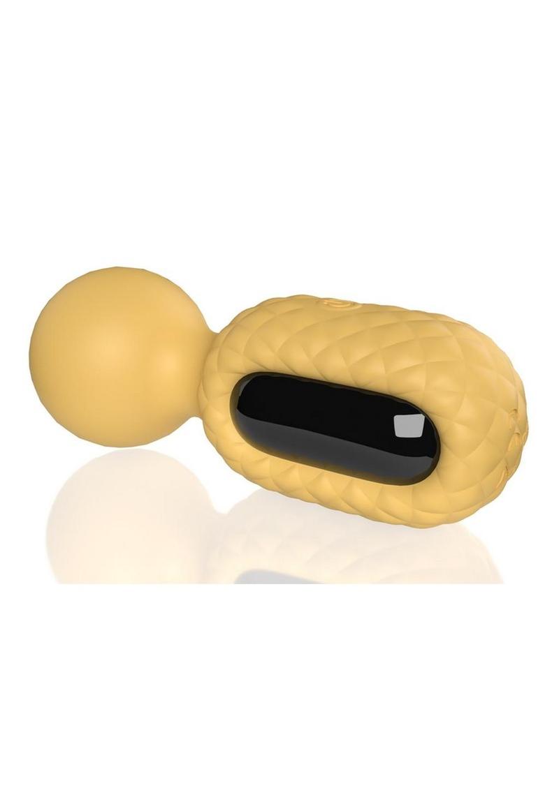 Screaming O Rebound Rechargeable Silicone Compact Power Wand - Bumblee