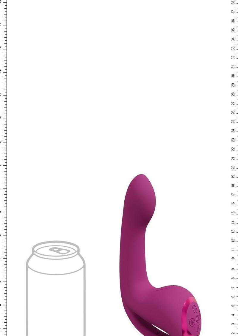 Vive Riko Rechargeable Silicone Triple Motor Thumper with Finger Motion Vibrator